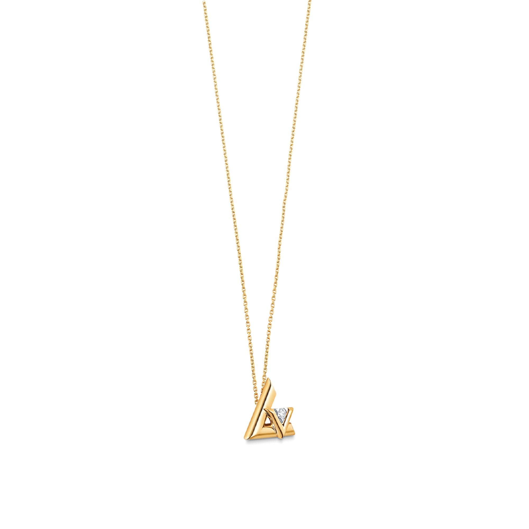 LV Volt One Large Pendant, Yellow Gold And Diamond - Categories